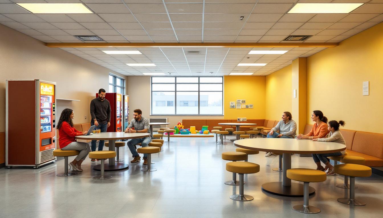 Visitation facilities and waiting area at CNMCF