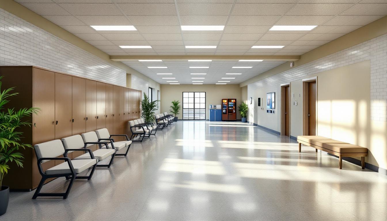 Visitation area at Sevier County Corrections