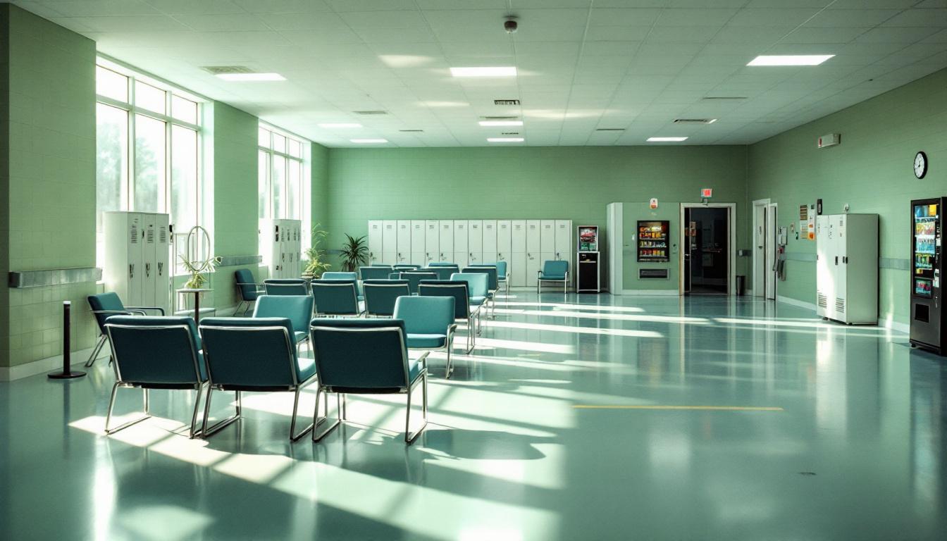 Visitation facilities and waiting area at NICI