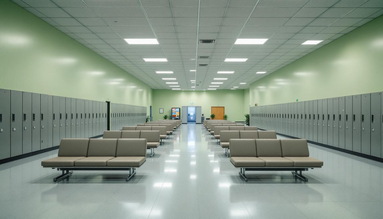 Visitation facilities and waiting area at Idaho Department of Correction