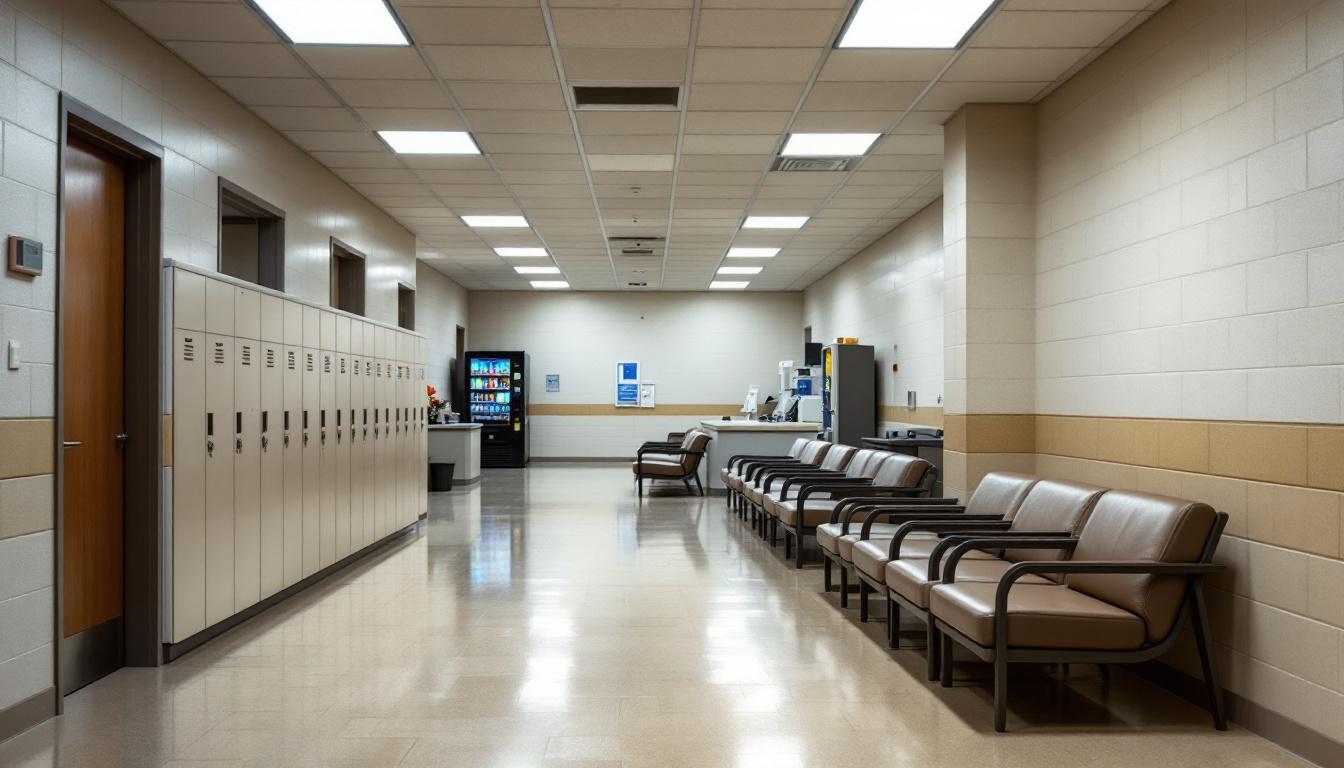 Visitation area at Latah County Courthouse