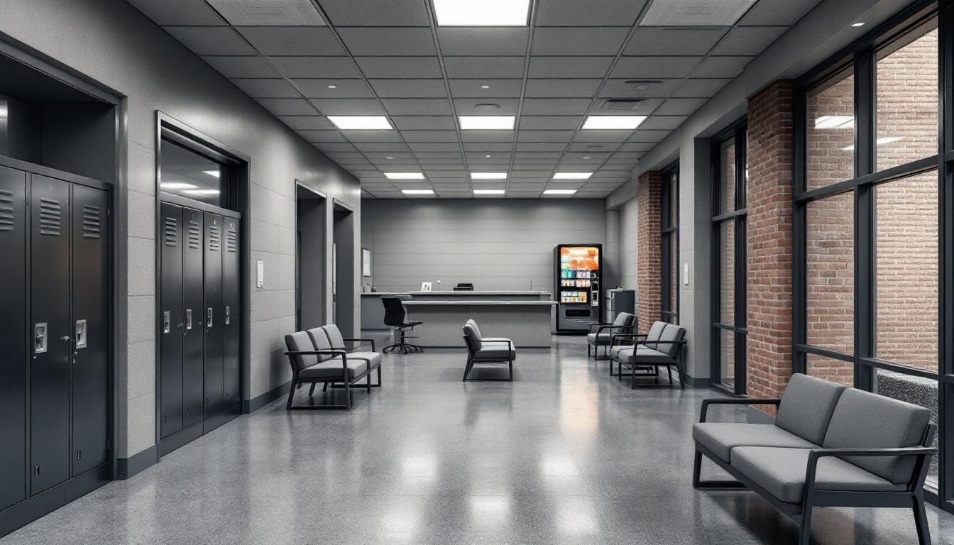 Visitation area at Sheriff Department