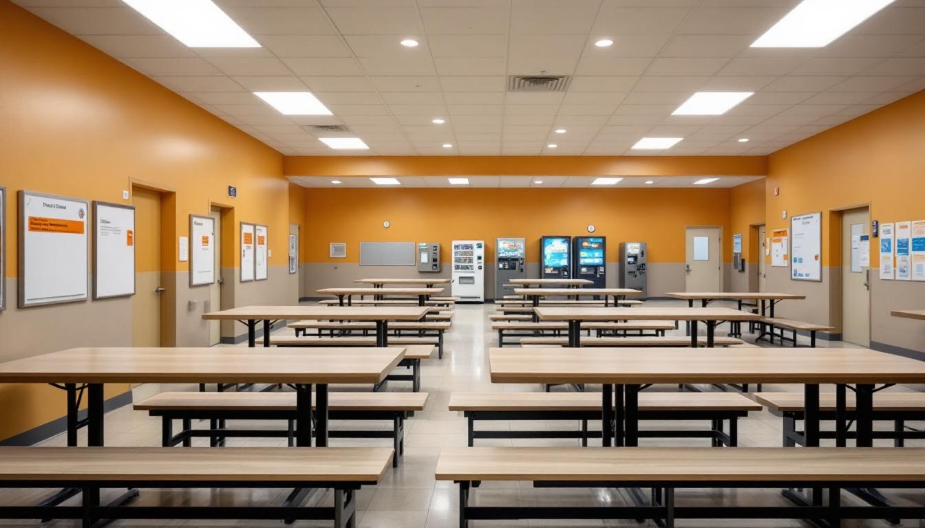 Visitation facilities and waiting area at Elmore County Jail