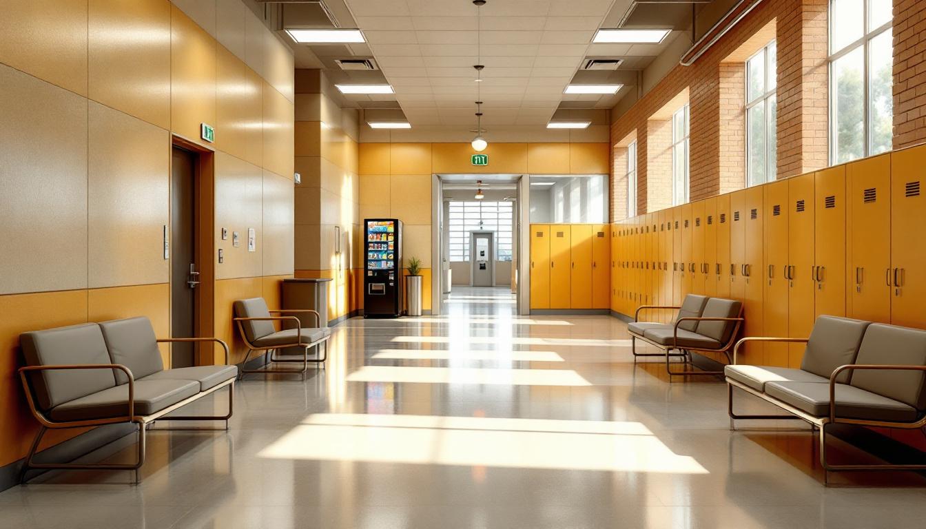 Visitation facilities and waiting area at Nebraska Correctional Center for Women