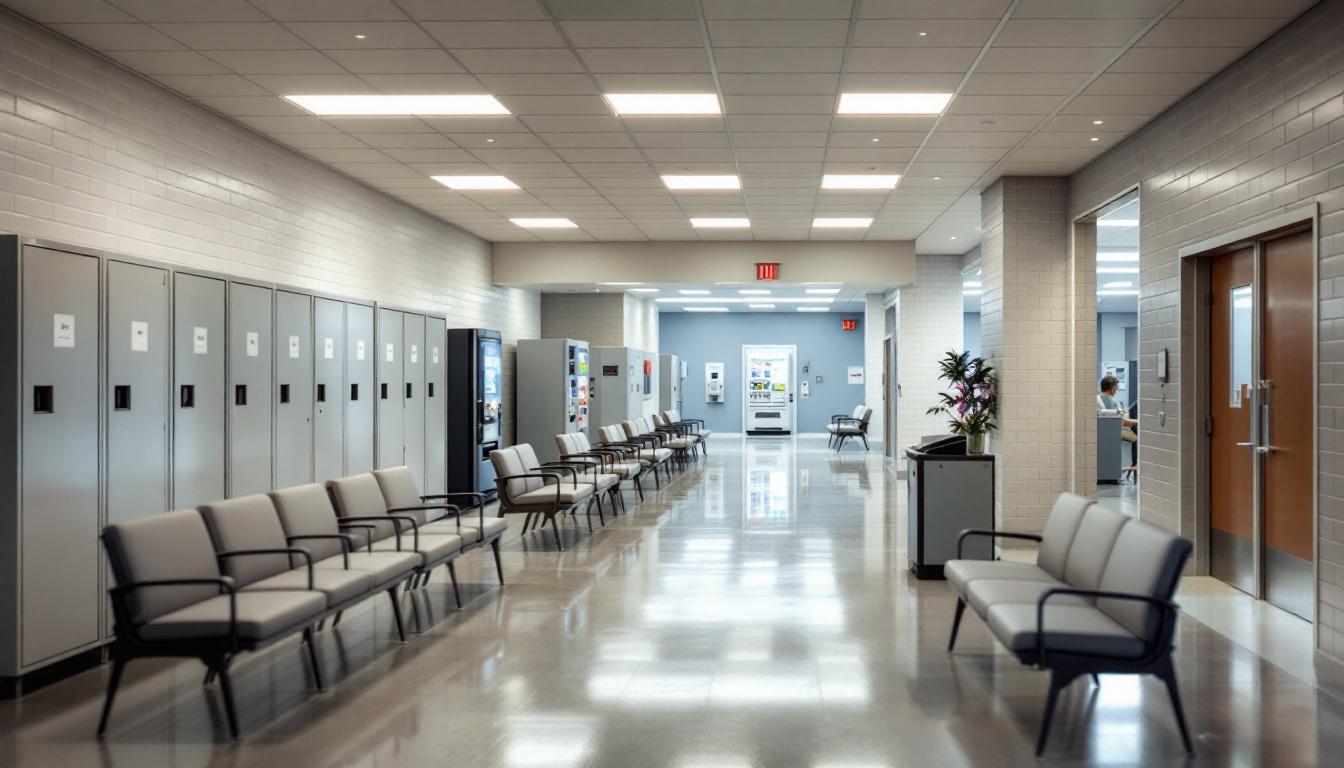 Visitation area at Nemaha County Sheriff