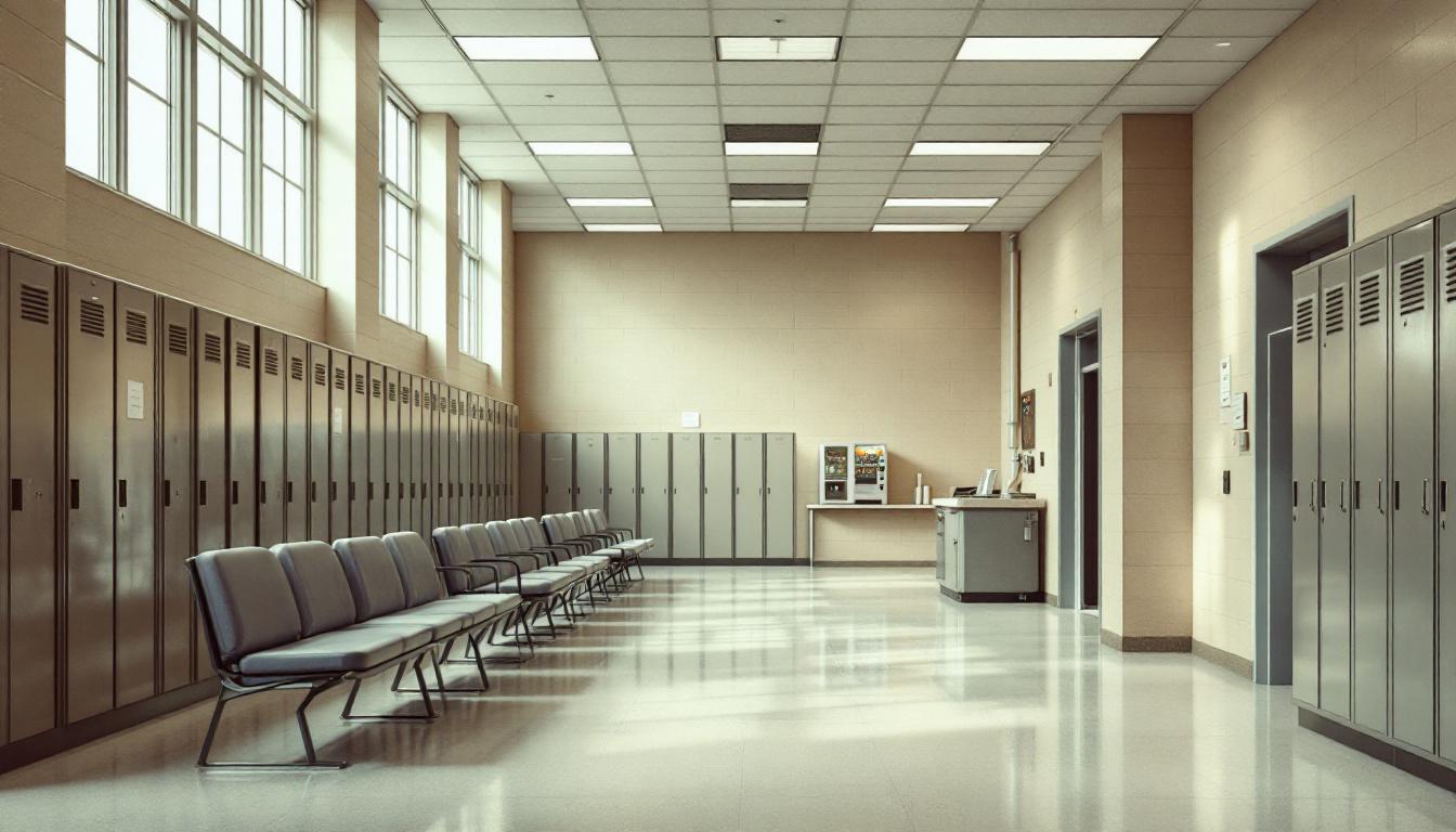 Visitation area at Buffalo County Jail