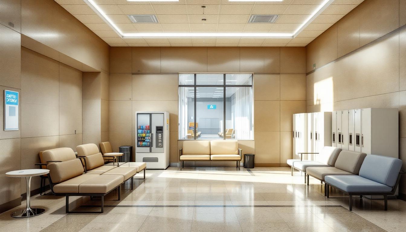 Visitation area at Oklahoma county detention center