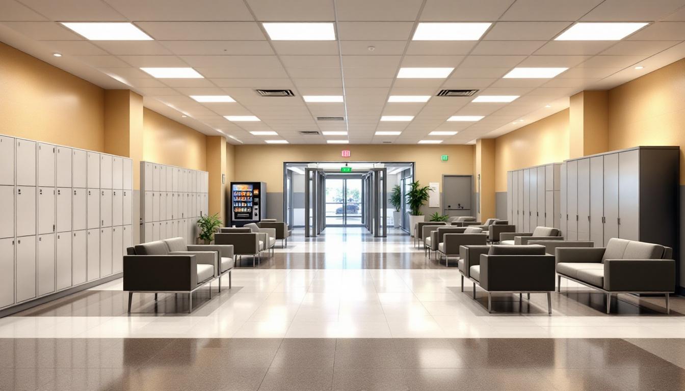 Visitation area at Adair County Sheriff