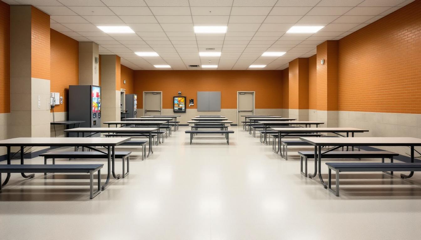 Visitation facilities and waiting area at Joseph Harp Correctional Center