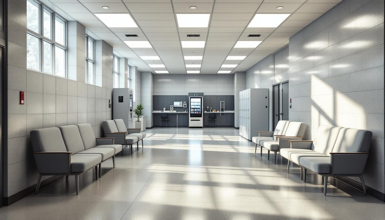 Visitation area at Craig County Jail