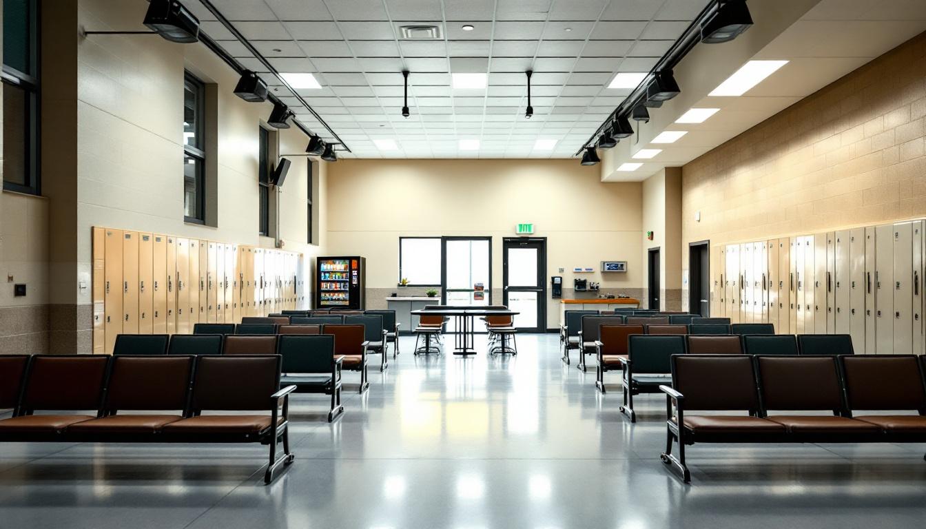 Visitation area at Texas County Sheriff