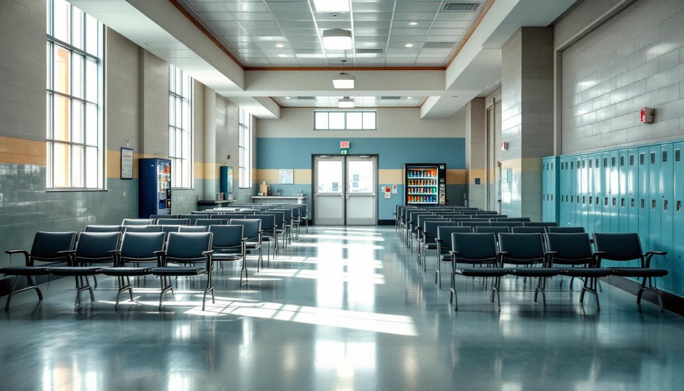 Visitation area at Northeast Ok Correctional Center