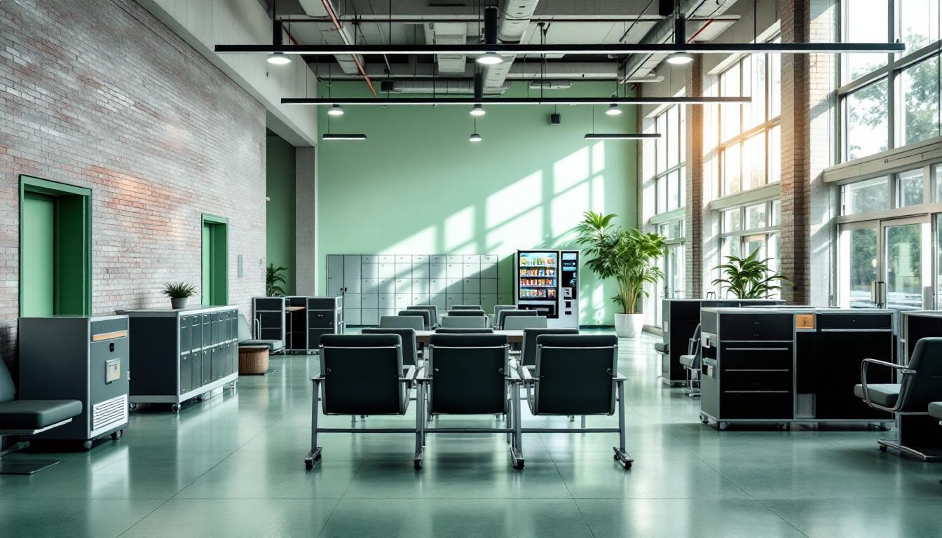 Visitation facilities and waiting area at Kay County Detention Center