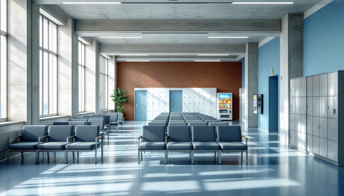 Visitation facilities and waiting area at Washington County Sheriff