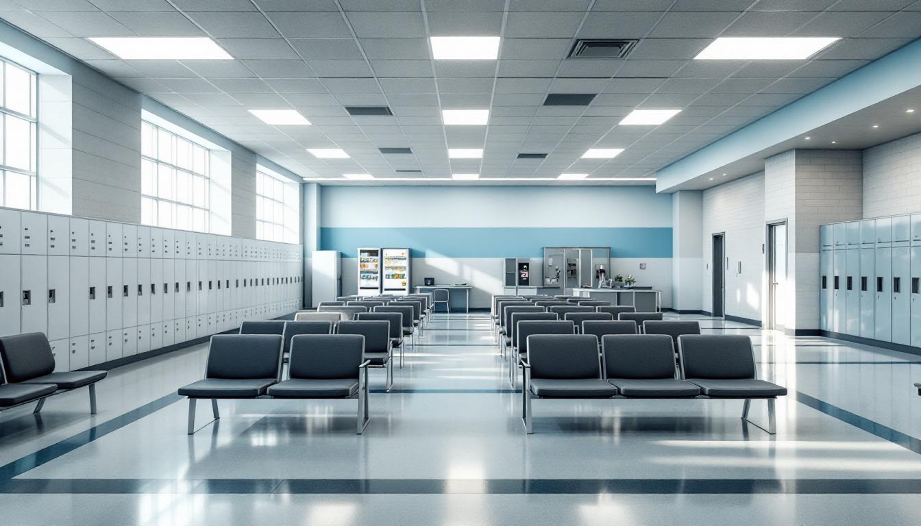 Visitation area at Carter County Detention