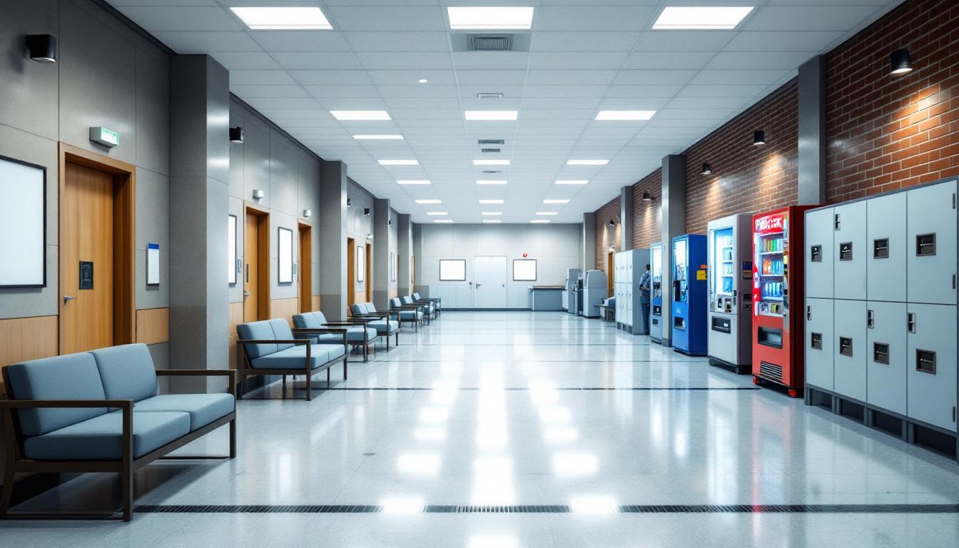 Visitation facilities and waiting area at Jefferson County Jail