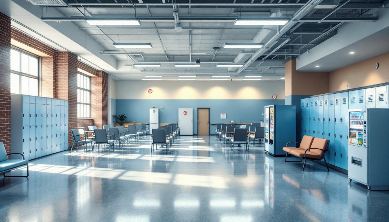 Visitation area at Pontotoc County Jail