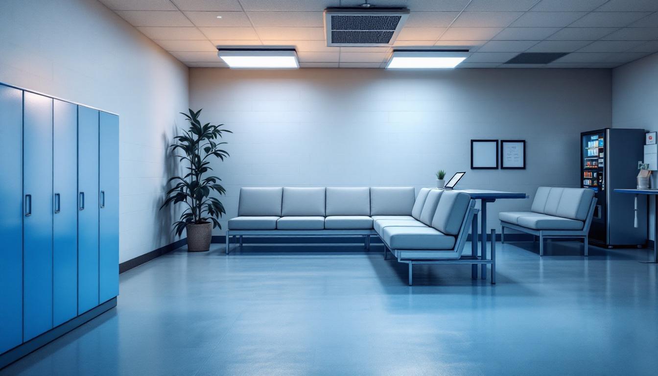 Visitation area at Ocean County Jail