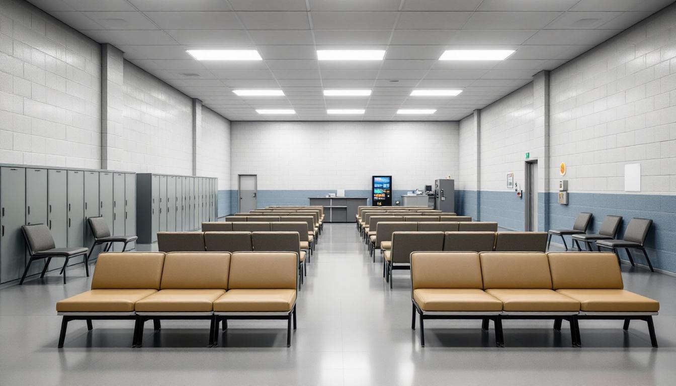 Visitation area at Mountainview Youth Correctional Facility