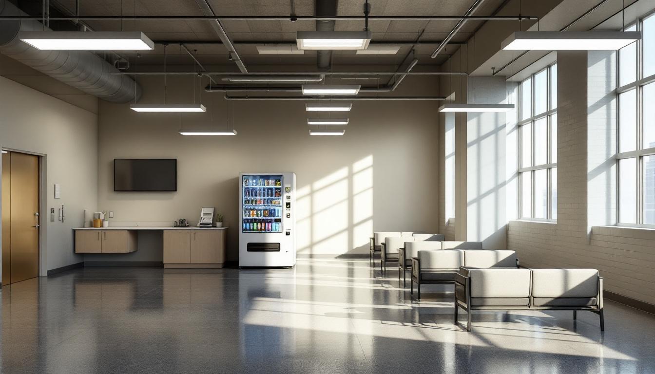Visitation facilities and waiting area at Hudson County Correctional Center