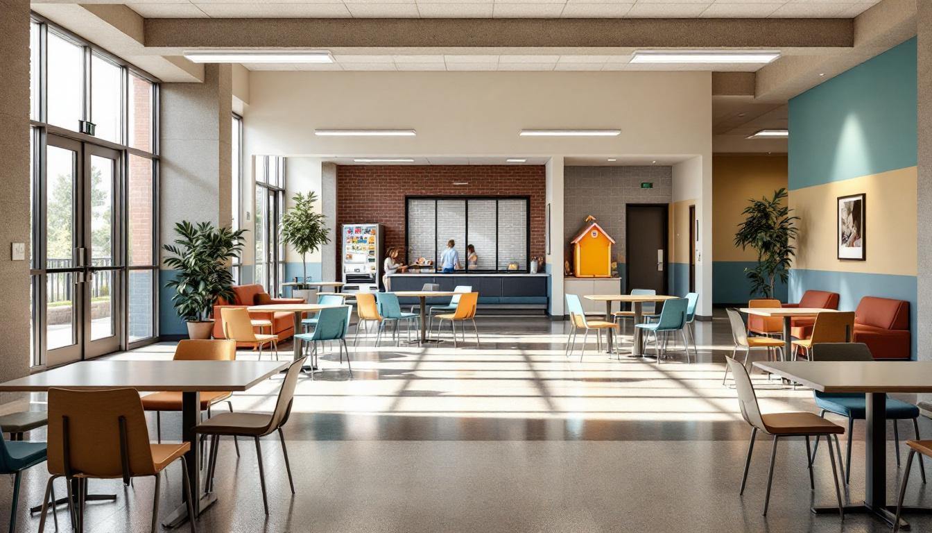 Visitation facilities and waiting area at South Woods State Prison