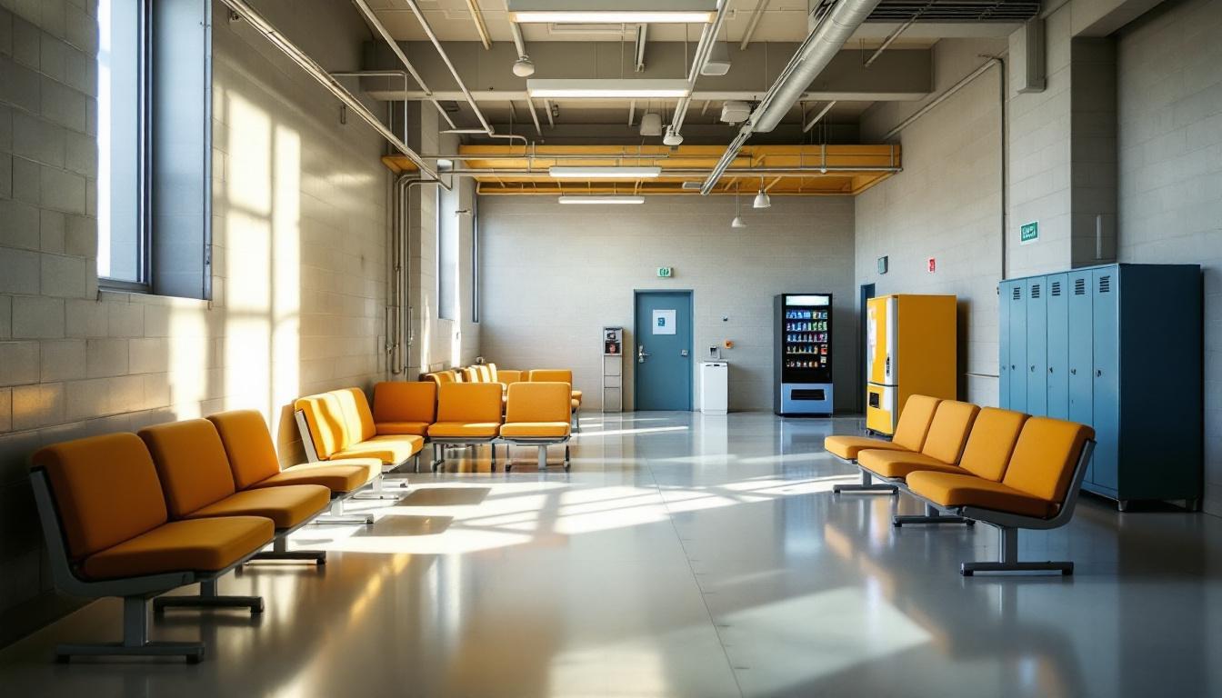 Visitation facilities and waiting area at Morris County Correctional Facility