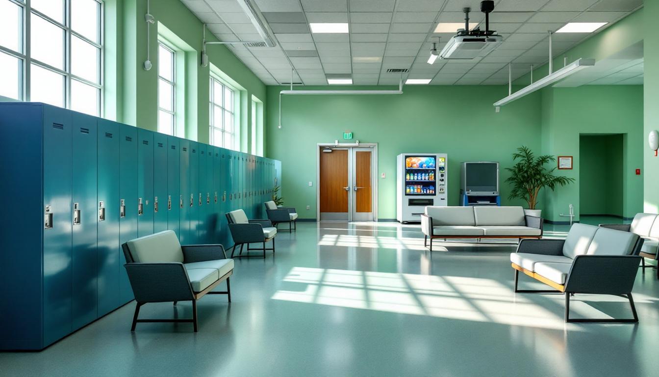Visitation area at Natrona County Jail