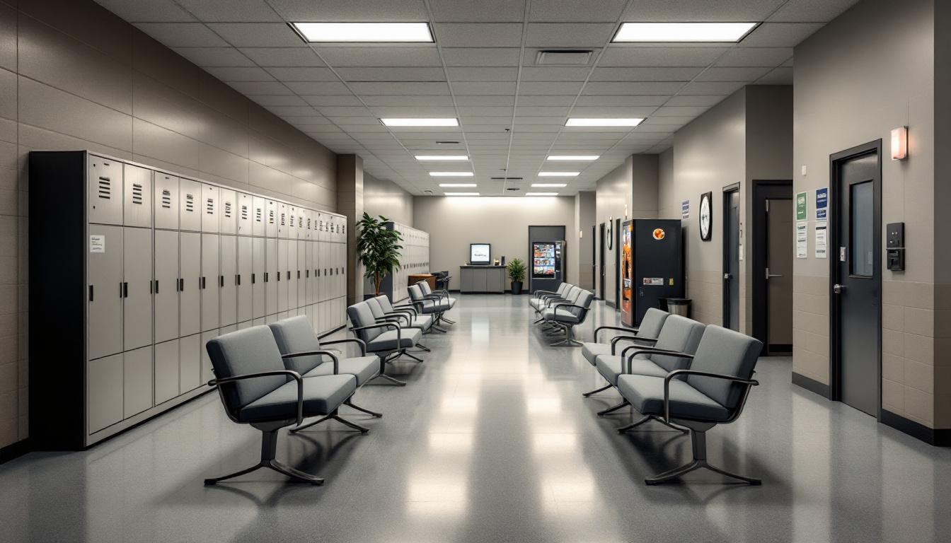 Visitation area at Spring Creek Correctional Center