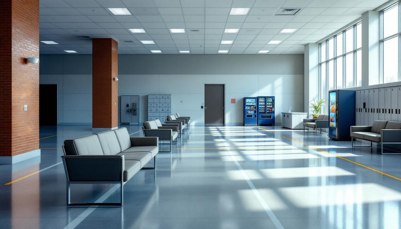 Visitation area at Maine Correctional Center