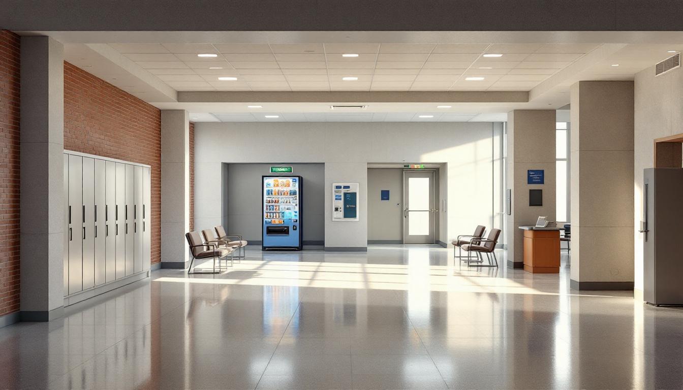 Visitation area at Maximum Security