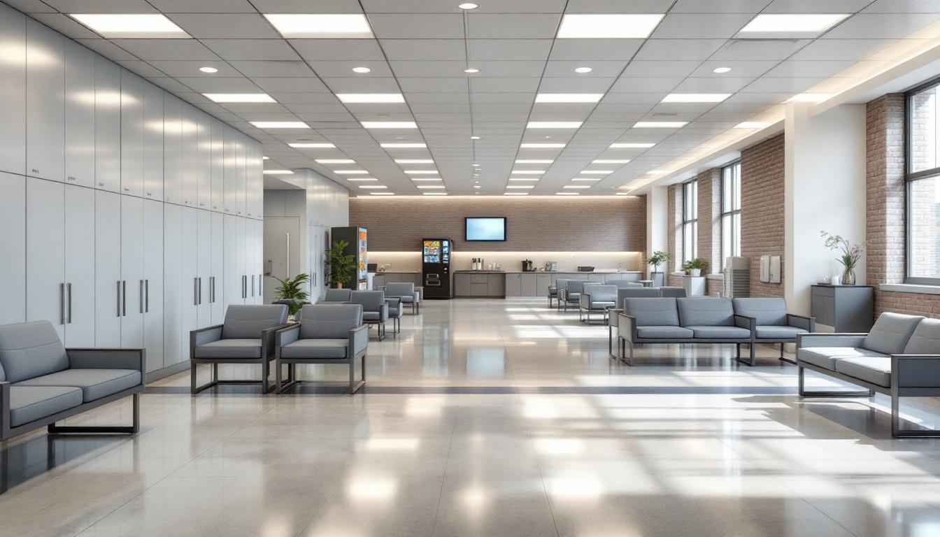Visitation facilities and waiting area at Department Of Corrections: Womens Facilities