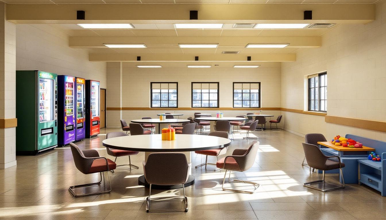 Visitation area at Women's Community Correctional Center