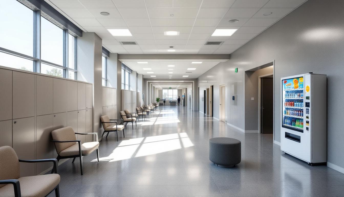 Visitation area at Northwest State Correctional Facility