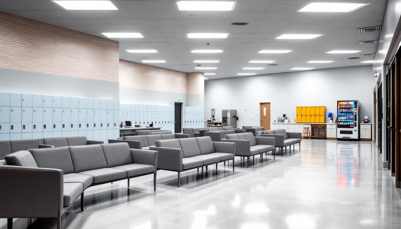 Visitation area at Somerset State Correctional