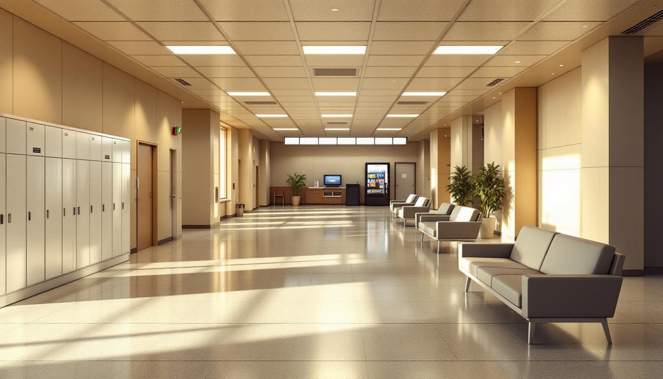 Visitation facilities and waiting area at SCI Phoenix Project