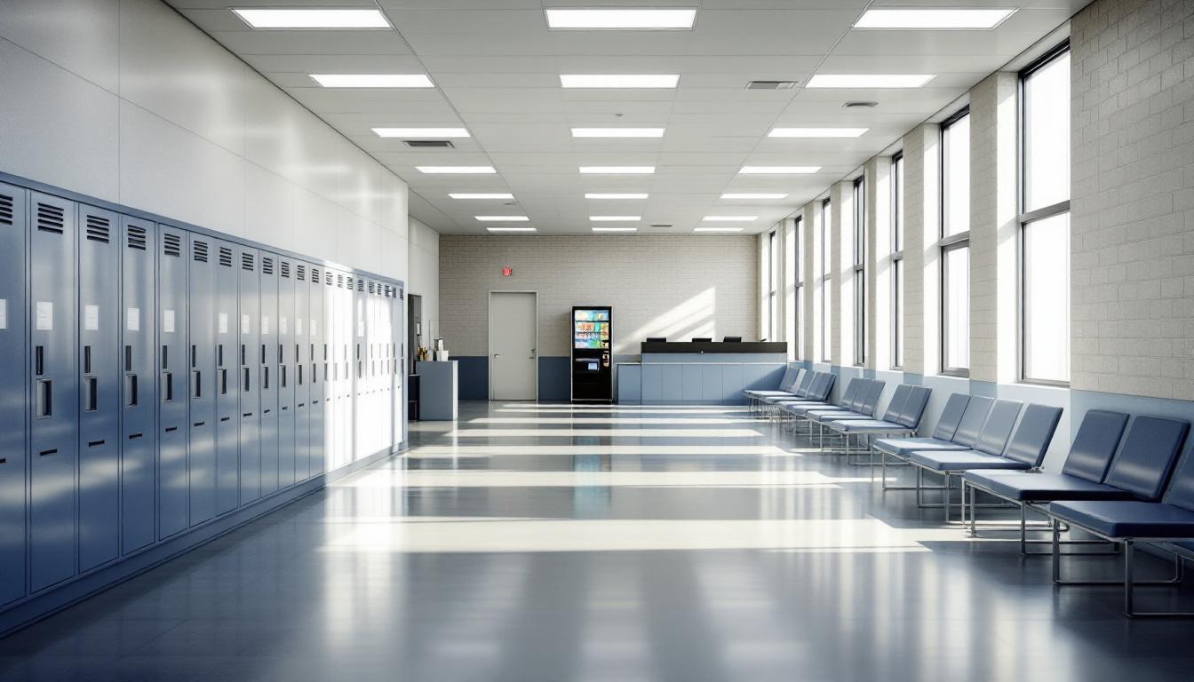 Visitation facilities and waiting area at SCI Mercer
