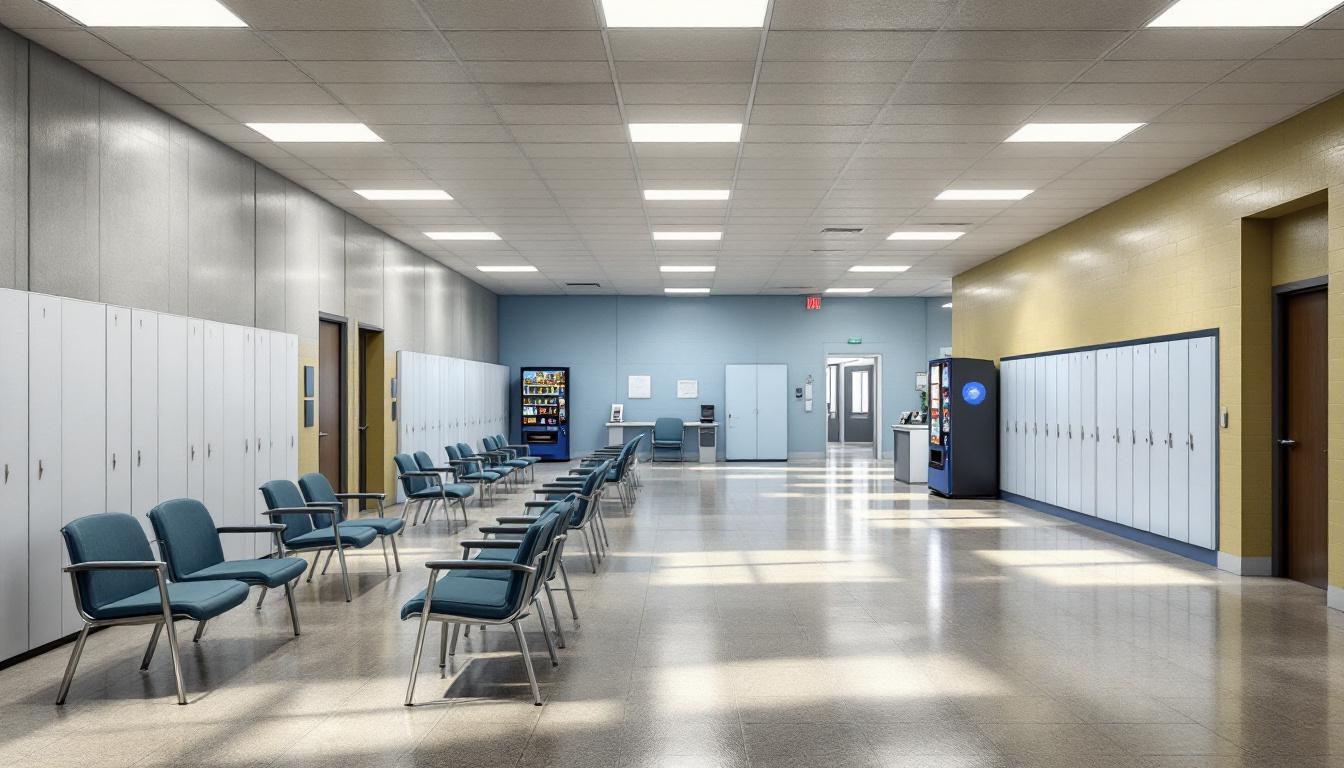 Visitation area at Potter County Jail