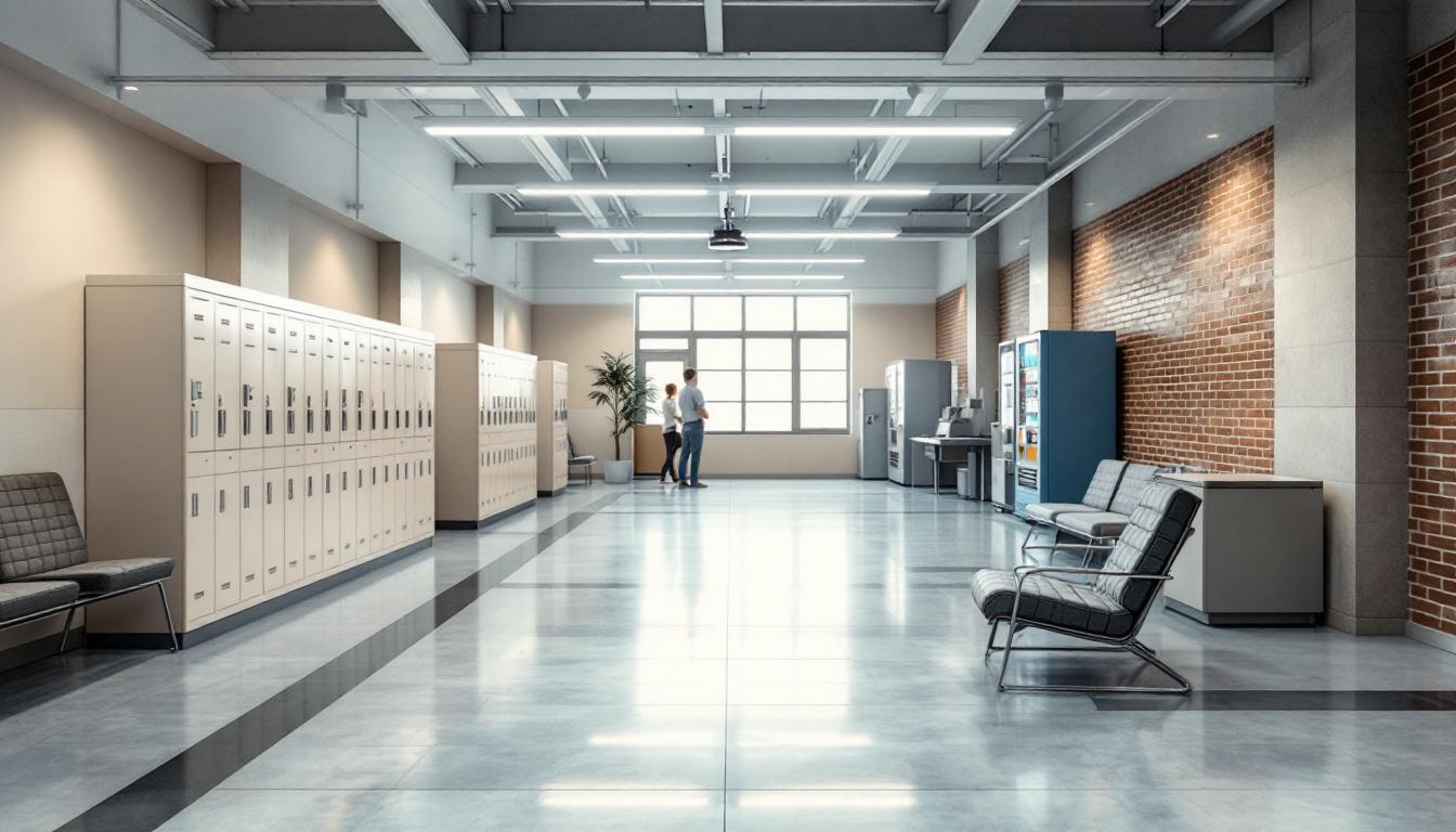 Visitation facilities and waiting area at SCI Rockview