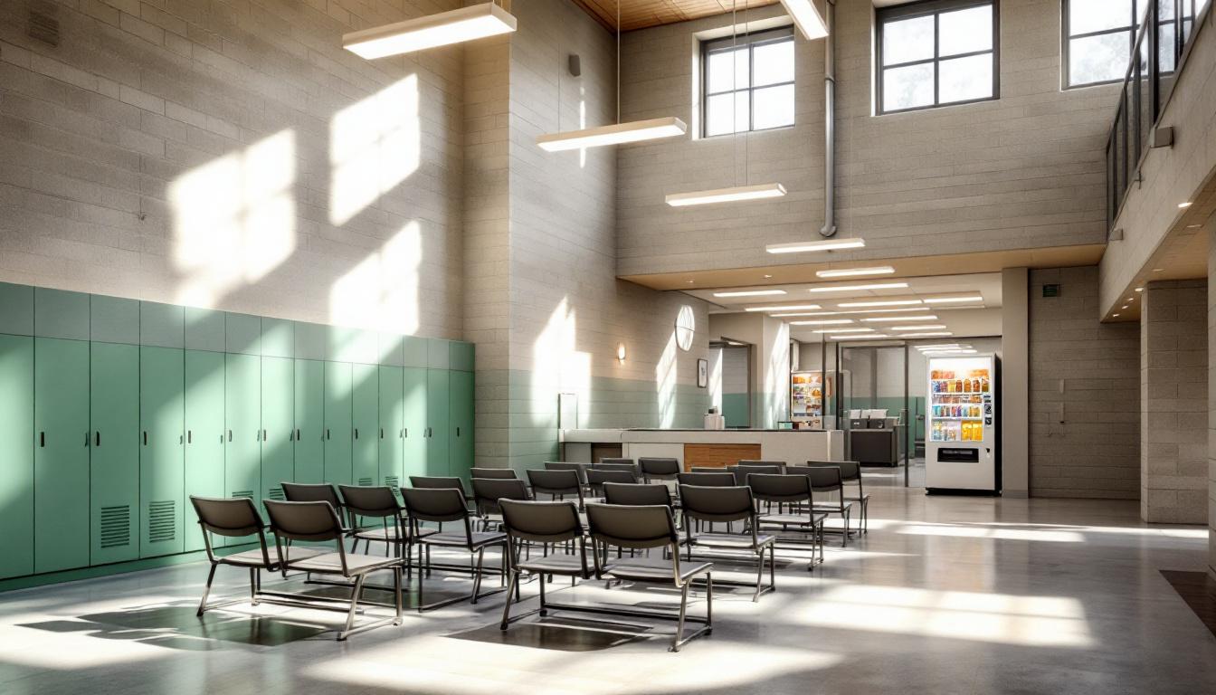 Visitation area at Lancaster County Prison