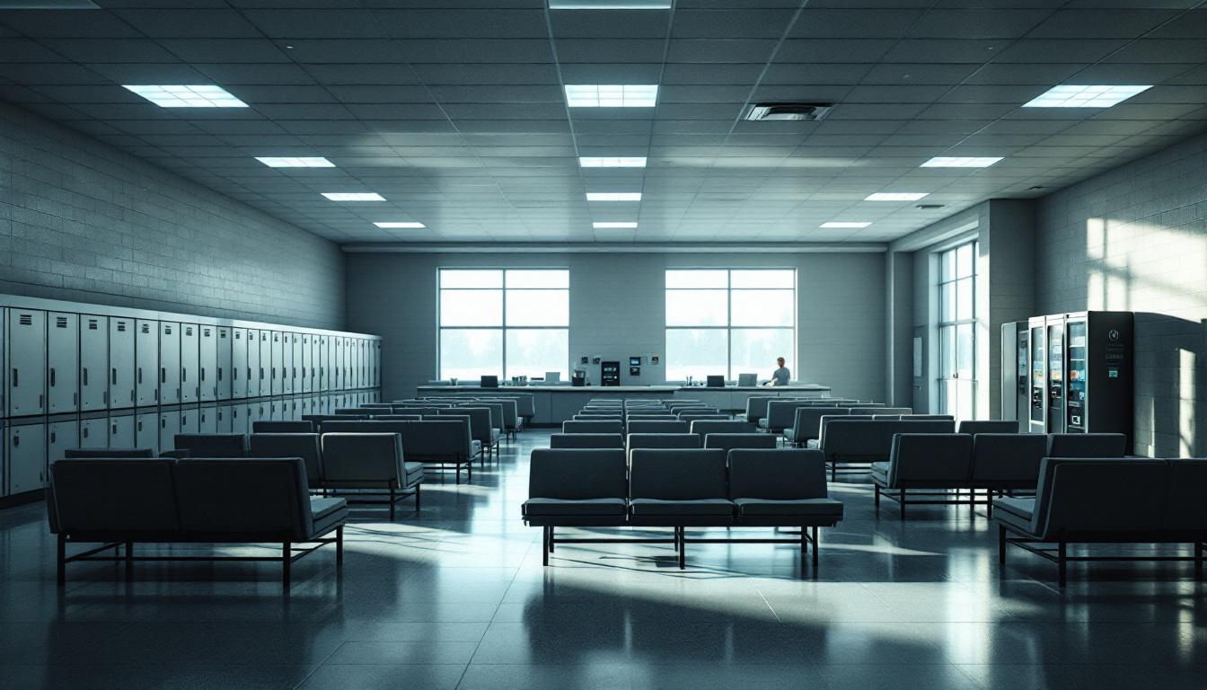 Visitation facilities and waiting area at Franklin County Jail