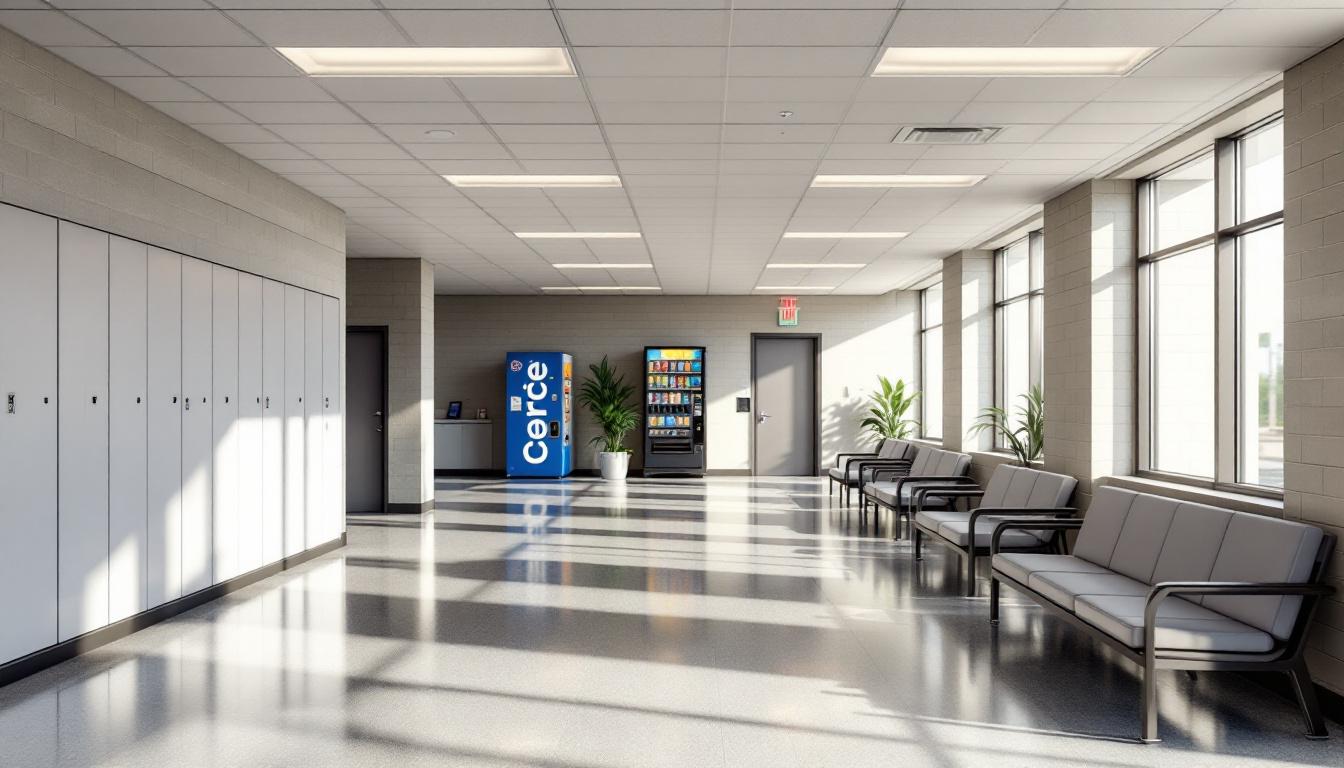 Visitation facilities and waiting area at Franklin County Jail