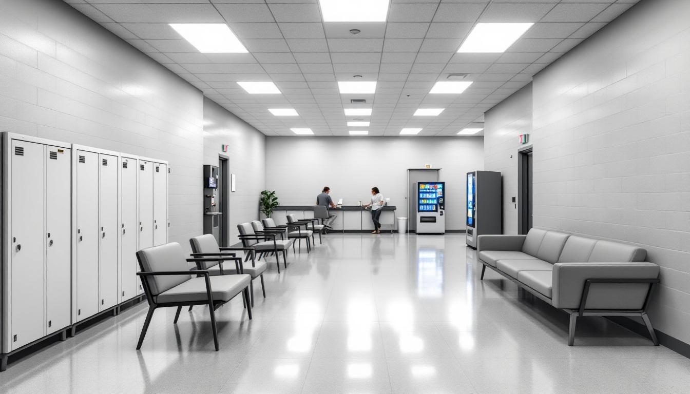 Visitation area at Venango County Jail
