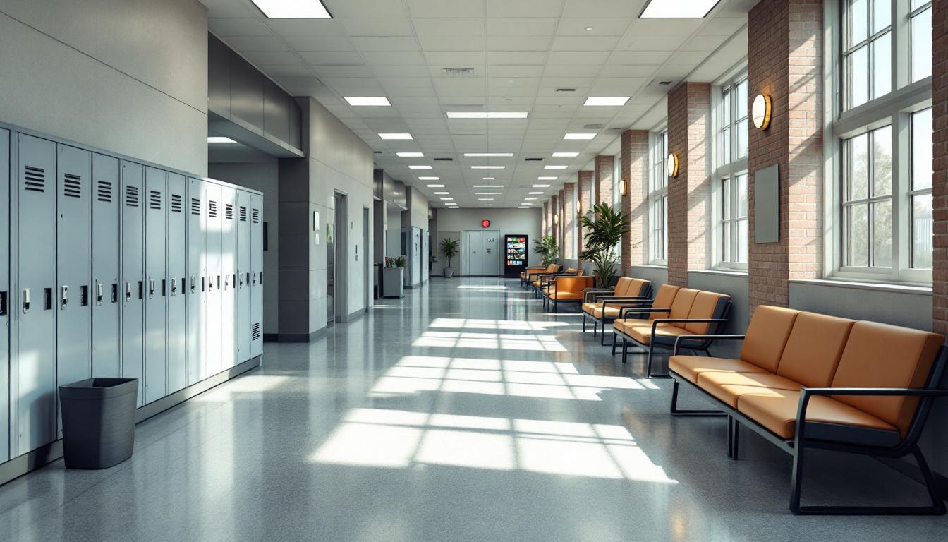 Visitation facilities and waiting area at SCI Mahanoy