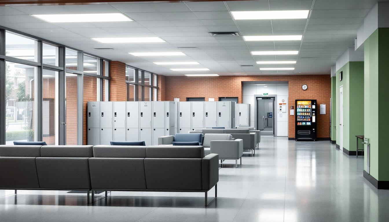 Visitation area at Susquehanna County Correctional