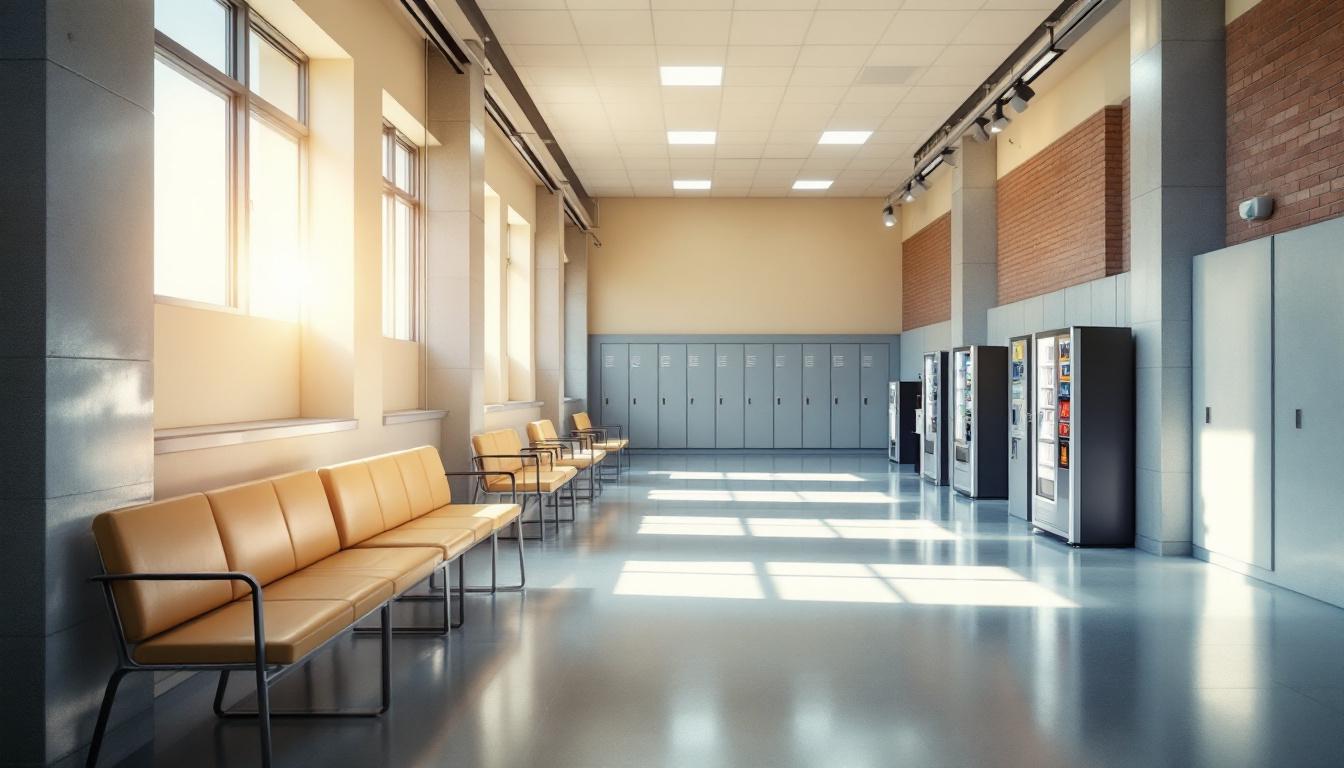 Visitation facilities and waiting area at Snyder County Prison