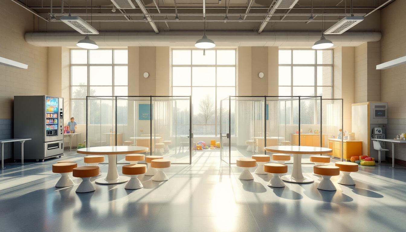 Visitation facilities and waiting area at Lawrence County Jail