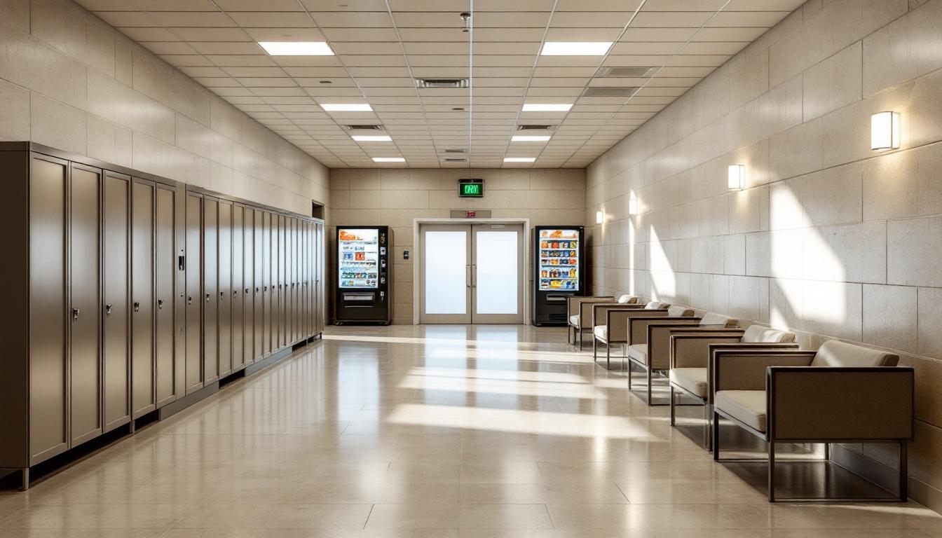 Visitation area at Lebanon County Prison