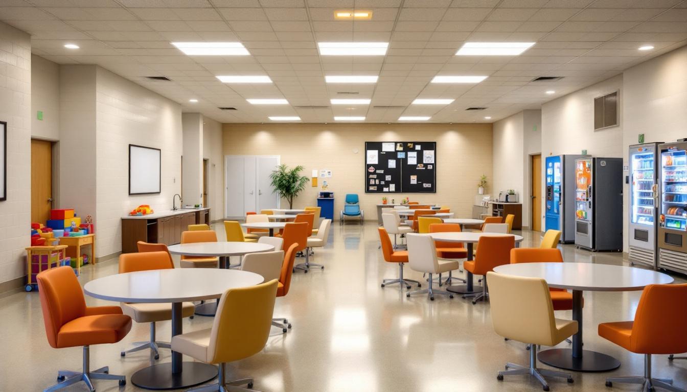 Visitation area at Mifflin County Prison