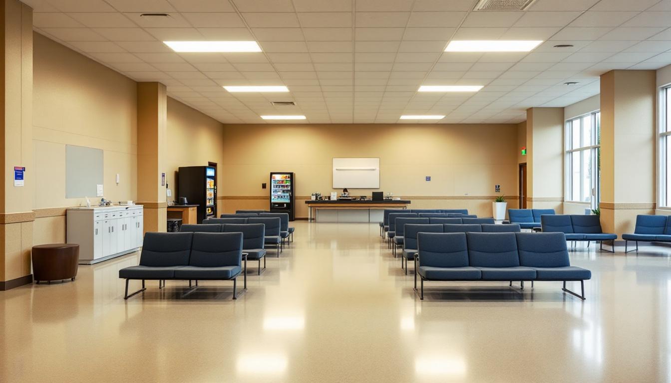Visitation area at Chautauqua County Jail