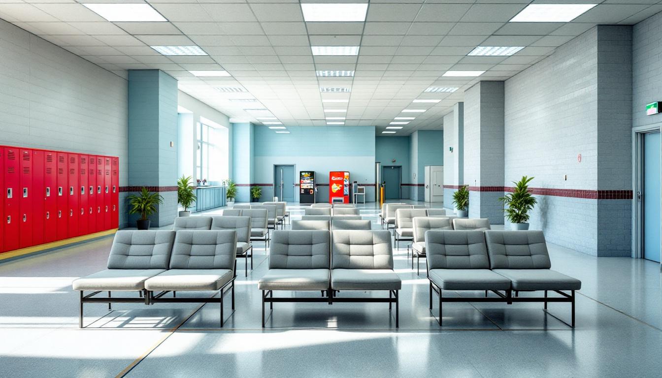 Visitation facilities and waiting area at NYSDOC Greene Correctional Facility